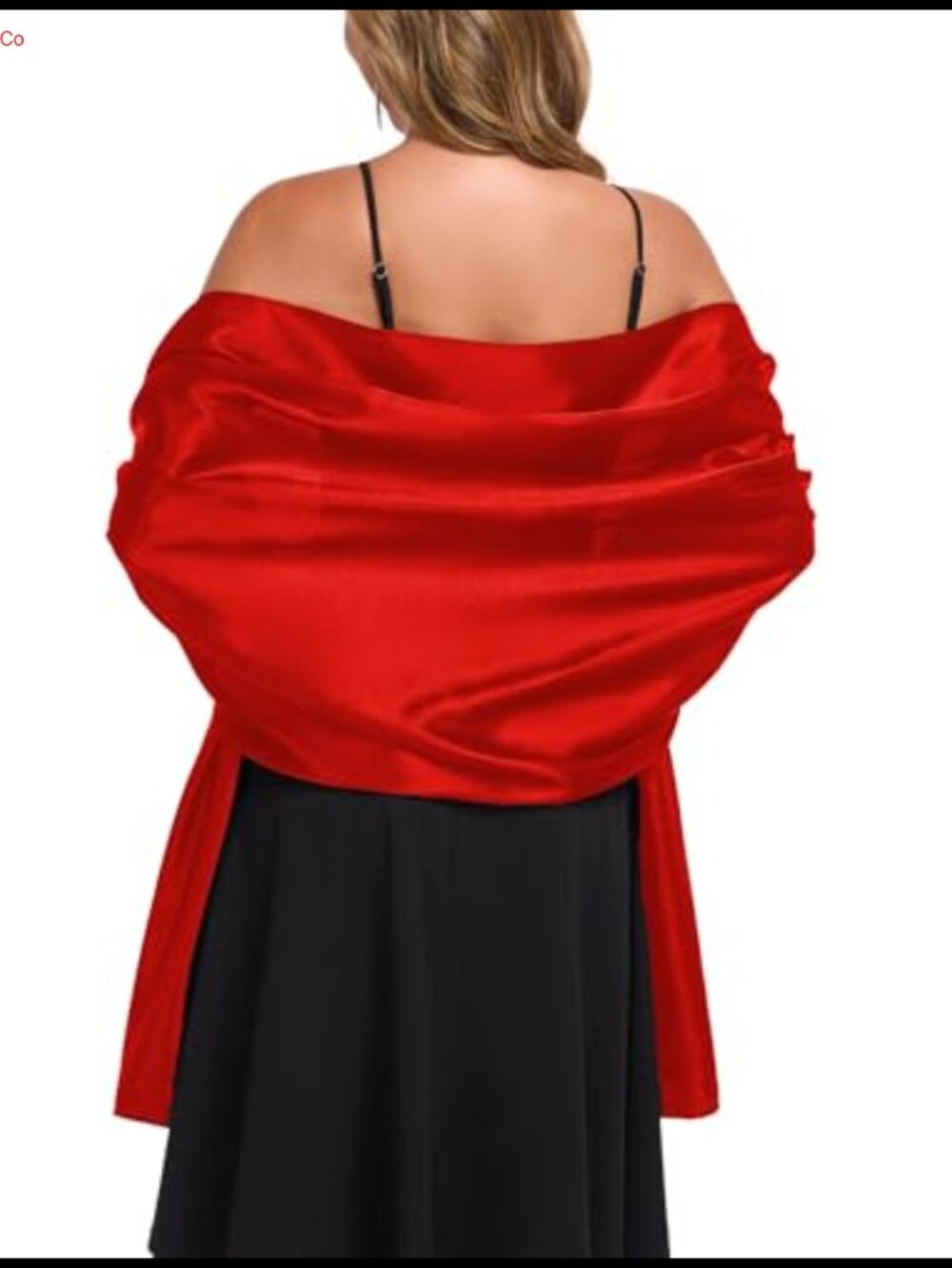 Satin Shawl Wrap Evening Wedding Guest Pashmina Solid